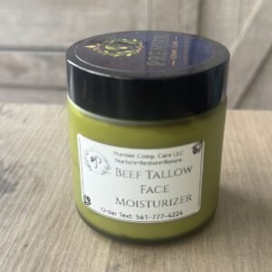 beef tallow moisturizer jar label 1